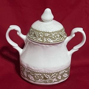 Sterling Colonial English Ironstone Sugar Bowl